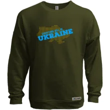 Свитшот без начеса Everything Will Be Ukraine (2)