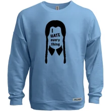 Свитшот без начеса Wednesday - I Hate Everything