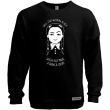 Світшот без начосу I Will Stop Wearing Black