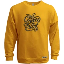 Свитшот без начеса "in Coffe we Trust"
