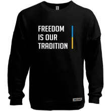 Свитшот без начеса Freedom is our tradition