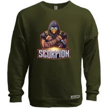 Свитшот без начеса Mortal Kombat Scorpion