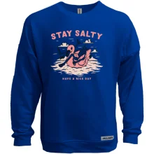 Свитшот без начеса "Stay salty"
