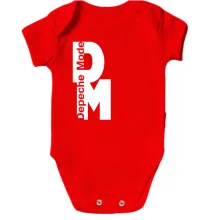 Детское боди Depeche Mode white
