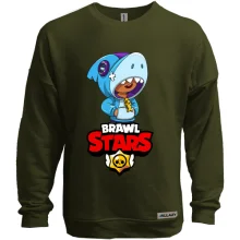Свитшот без начеса с героем brawl stars