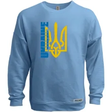 Свитшот без начеса с тризубом "Ukraine"