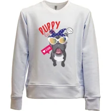 Детский свитшот без начеса Puppy Lovers