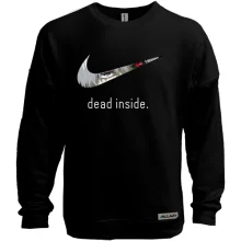Світшот без начосу "Dead inside"