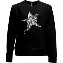 Детский свитшот без начеса Peace Star Звезда
