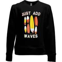 Дитячий світшот без начосу Just add waves Серфінг