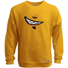 Свитшот без начеса с улыбкой "smiles"