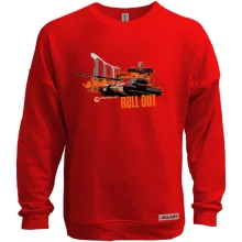 Свитшот без начеса "world of tank - roll out"