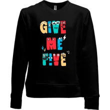 Детский свитшот без начеса Give me five