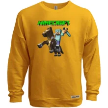 Свитшот без начеса "Minecraft Horse"