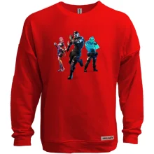 Свитшот без начеса с героями игры Fortnite