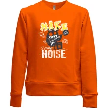 Детский свитшот без начеса Make rock noise