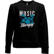 Детский свитшот без начеса Music Therapy