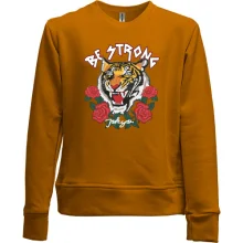 Детский свитшот без начеса Be strong tiger