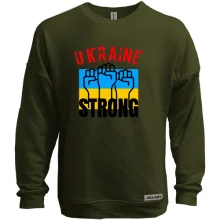 Свитшот без начеса "Ukraine Strong"