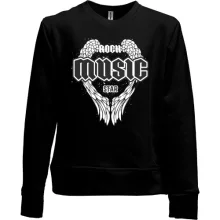 Детский свитшот без начеса Rock music star