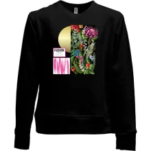 Детский свитшот без начеса Fashion Basic Flowers