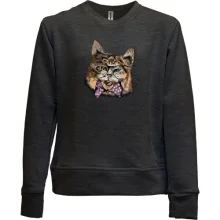 Комбинированный детский лонгслив Cat Hipster Mind