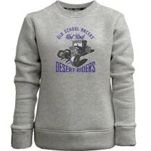 Детский свитшот без начеса Desert Riders Hot Rod