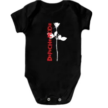 Детское боди Depeche Mode white Rose