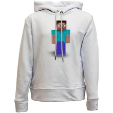 Детское худи без начеса Minecraft Стив (2)