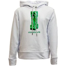 Детское худи без начеса Крипер Minecraft