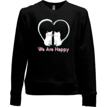 Детский свитшот без начеса We Are Happy Cats