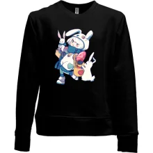 Детский свитшот без начеса Anime Bunny