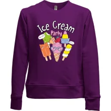 Детский свитшот без начеса Ice Cream Party
