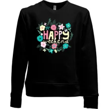 Детский свитшот без начеса Happy Weekend