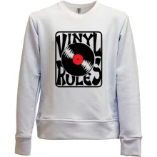 Детский свитшот без начеса Vinyl Rules