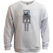Свитшот без начеса Minecraft Скелет