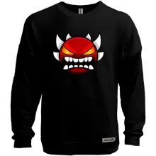 Свитшот без начеса Geometry Dash Extreme Demon