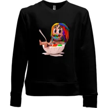 Детский свитшот без начеса Tekashi in a plate art