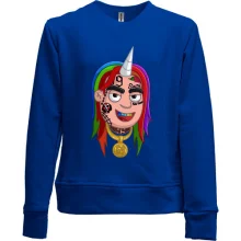 Детский свитшот без начеса Tekashi unicorn