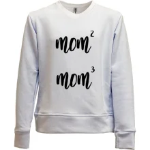 Детский свитшот без начеса mom2 mom3
