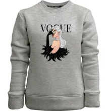 Детский свитшот без начеса VOGUE blonde girl 1
