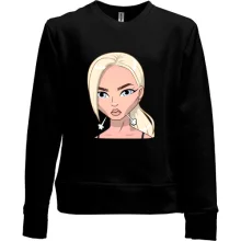 Детский свитшот без начеса Art. Blonde angry