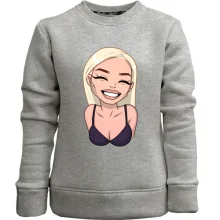 Детский свитшот без начеса Art. Blonde smiling 2
