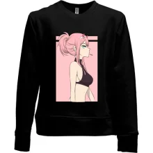 Детский свитшот без начеса Pink girl