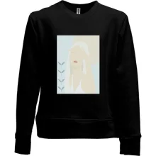Детский свитшот без начеса Blonde art ..