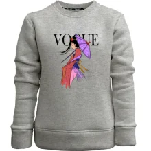 Детский свитшот без начеса VOGUE Mulan