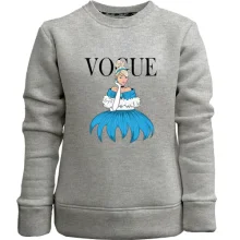 Детский свитшот без начеса VOGUE Cinderella