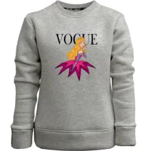 Детский свитшот без начеса VOGUE Aurora