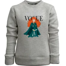 Детский свитшот без начеса VOGUE Merida