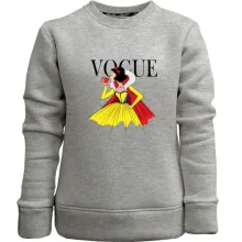 Детский свитшот без начеса VOGUE Snow White